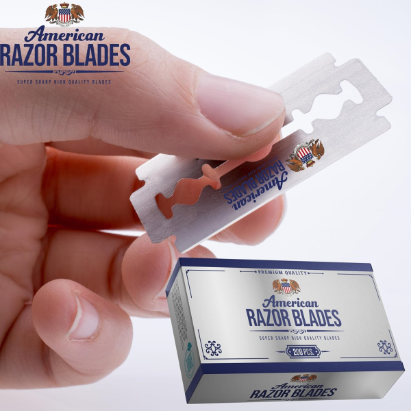 American Razor Blades Double Edge Razor Blades - 200 ct - American ...