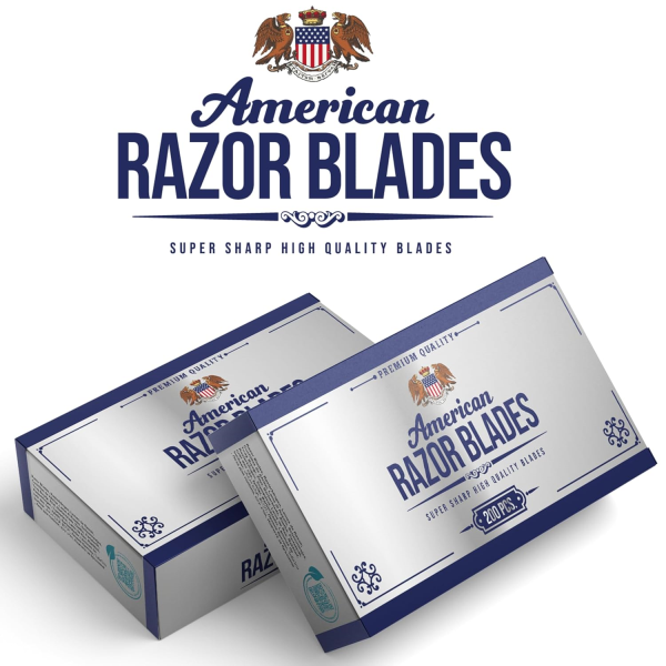 American Razor Blades Double Edge Razor Blades - 200 ct - American ...